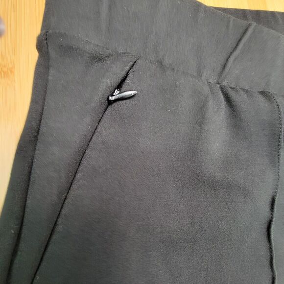 Universal Standard Pintuck Pocket Ponte Pants Black Size XL 26-28 Classic Dressy - Picture 4 of 5